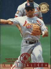 1995 Ultra Gold Medallion Boston Red Sox Baseball Card #259 Luis Alicea