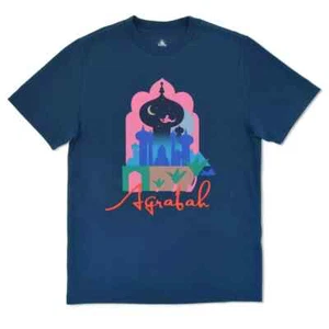 Jasmine & Magic Carpet Short Sleeve T-Shirt Blue Princess Destinations JP NEW - Picture 1 of 5
