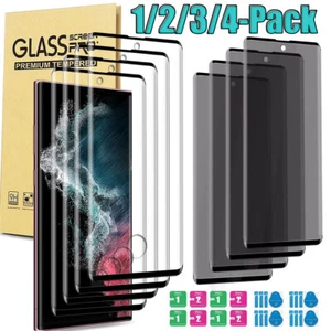 Tempered Glass For Samsung Galaxy S21 S20 S23 S24 Ultra FE S22+ Screen Protector - Picture 1 of 19