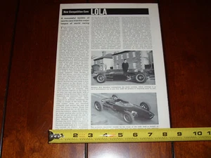 Coche de carreras Lola Grand Prix 1962 - artículo original vintage - Imagen 1 de 1