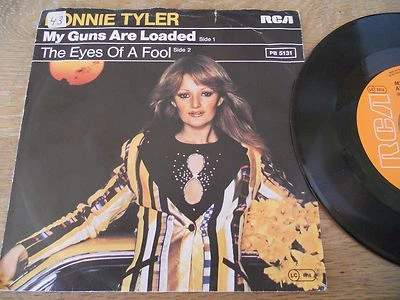 BONNIE TYLER MY GUNS ARE LOADED / THE EYES OF A FOOL1978 GEMA SINGLE W. GERMANY* - Image 1 of 4