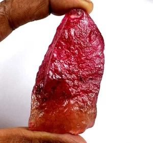 224.40 Ct Natural Bi- Color Tourmaline Gemstone Rough Certified E2772 Best Offer - Picture 1 of 8