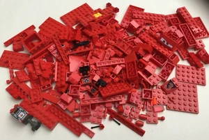 LEGO Bundle - Job Lot of Bricks Plates Parts & Pieces - RED - Picture 1 of 7