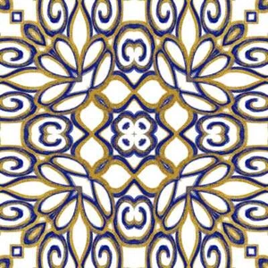 Pattern Accent & Decor Tile Andrea Haase Art OB-HAA1116AT - Picture 1 of 2