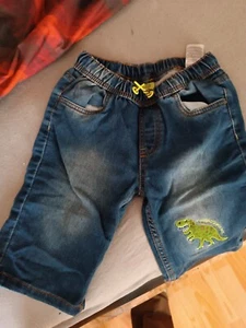 Jeans kurz Kinder Größe 122 blau von Kiki &Koko - Bild 1 von 3