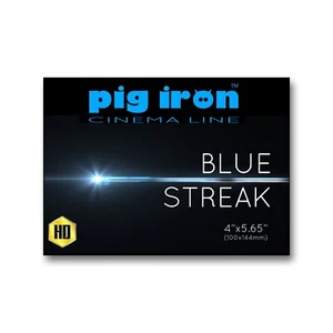 Anamorphic Lens Flare Filter Pig Iron Cinema Line 4 x 5.65 Inch Blue Streak . - Picture 1 of 19