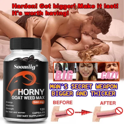 SOOMIIG Geiles Ziegenkraut 1560 Mg – Hochwirksamer Kräuterextrakt