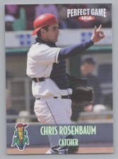 Chris Rosenbaum 2008 Perfect Game Cedar Rapids Kernels Angels Minor League 
