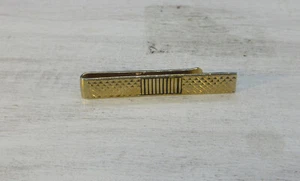 Signed Swank Tie Bar Gold Tone Vintage Men Dress Accessories - Picture 1 of 6