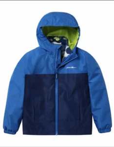Eddie Bauer Kids' 3-In-1 Jacket, Blue Size Small 7/8 - Picture 1 of 9