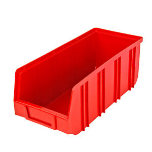Lagersichtkasten Ergobox Schütte rot Größe5 335x145x125mm