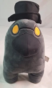 Toikido YuMe Among Us Plüsch schwarz Crewmate Zylinder Hut & Maske 12 Zoll Pest Arzt - Bild 1 von 7