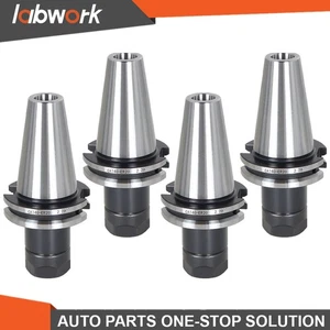 Labwork CAT40-ER20 Collet Chuck 2.76"Gage Length Runout Chucks Tool Holder 4Pcs - Picture 1 of 14