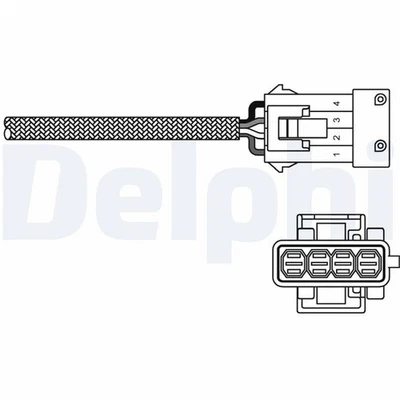 Delphi Oxygen Sensor for Citroen Fiat Lancia Peugeot - Image 1 of 4