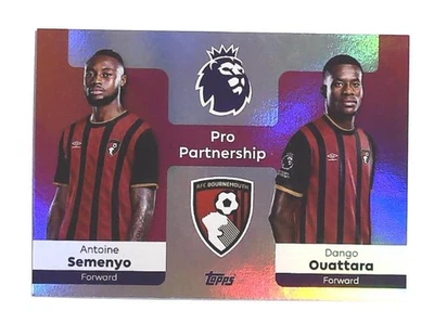 25/26 Topps Premier League Antoine Semenyo/Dango Ouattara #363 Pro Partnership - Image 1 of 2