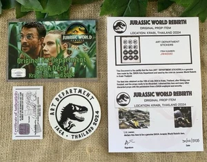 Jurassic World Rebirth Original SAGA Art Department Crew Aufkleber - Bild 1 von 7