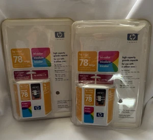 Genuine HP 78 LARGE Tri-Color Ink Cartridge HP c6578a Sealed Exp. 12/2002 - Picture 1 of 3