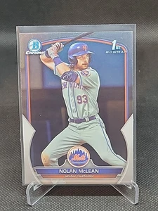 2023 Bowman Draft Chrome Nolan McLean RC New York Mets #BDC-96 - Picture 1 of 2