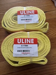 2x ULINE s-17884 2X18 eslinga para ojos y ojos 2 capas - Imagen 1 de 4