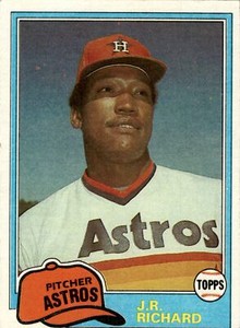 1981 Topps #350 J.R. Richard Great card!