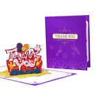 3D Seaweed Thank You Greeting Card with Envelope Expressing Surprise Accessory