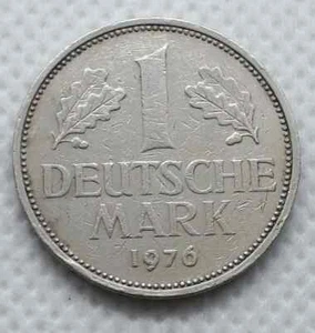 1 Deutsche mark 1976. Germany coin, 1 DEM 1976. Original coin ! - Picture 1 of 2