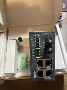 ATOP EH2005-Fm Ethernet Switch, 4 X 10/100baseTX + 1 X 100baseFx, MM, ST - Picture 1 of 6