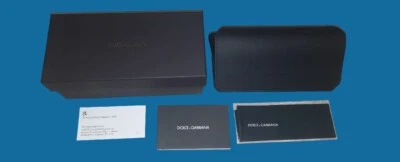 Dolce & Gabbana Scatola, Custodia in Pelle e Panno per Pulizia Originali - Imagen 1 de 4