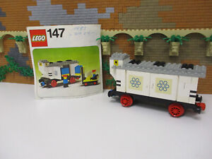 (B3/17) LEGO Railway 147 Wagon/Wagon With Ba Without Accessories 4,5V 12V Clasic