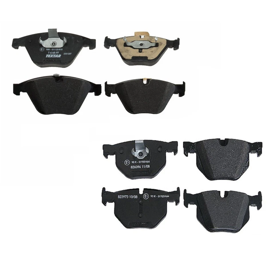 Juego de pastillas de freno delanteras y traseras Textar para BMW E60 E61 525i 528i 530i 535xi Foto 1 de 1