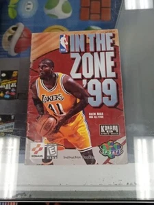 In The Zone 99 NBA Basketball 1999 N64 Nintendo 64 Instruction Manual Only - Picture 1 of 4