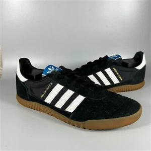 Adidas Super Entrenadores de Interior para Hombres Talla UK 10 Negro Blanco Informal Terrazas - Imagen 1 de 18