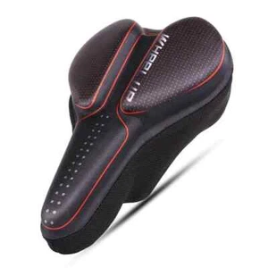 Thicken Silicone GEL Bicycle Saddle Cover Mountain Bike Seat Cover Cushion Soft - Picture 1 of 11