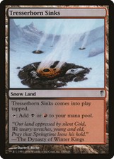 Tresserhorn Sinks Coldsnap NM Uncommon MAGIC THE GATHERING MTG CARD ABUGames