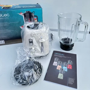 Cecotec Standmixer Power Black Titanium RetroBeige 1200W Maximalleistung NEU OVP - Bild 1 von 2