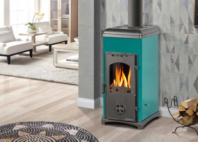 Hosseven 9005 Kaminofen, Schwedenofen, Holzofen, 6,4 kW, BImSchV - Bild 1 von 4