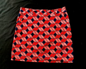 BirdeeSports Australia Rojo, Rosa Diamante Tejido Skort-AU14 US10 - Imagen 1 de 6