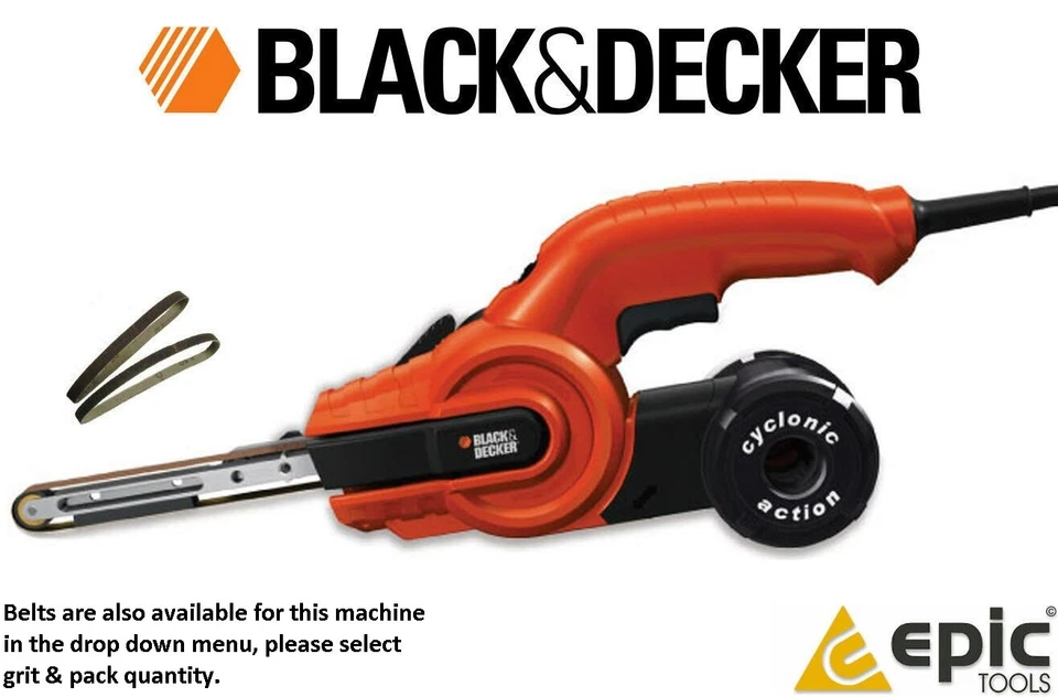 BLACK & DECKER Electric/Mains Powerfile File/Mini 13mm Hand Belt Sander KA900E