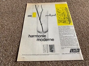 VBK37 1960'S FRENCH ADVERT 11X8 LADY HARMONIE MODERN - Picture 1 of 1