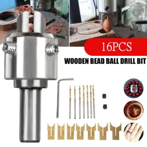 14-25mm Wooden Beads Maker Drill Bits Milling Cutter Kit DIY Woodworking Tool - Picture 1 of 9