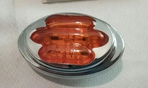 LUZ DE SEPARACIÓN OVALADA ÁMBAR MINI-CROMO M36180Y - Imagen 1 de 2