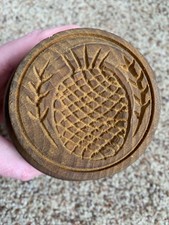 Large Primitive (4”) Butter Mold Stamp Press - Pineapple