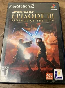 STAR WARS EPISODE III Revenge of the Sith PS2 COMPLETE with Manual - Picture 1 of 4