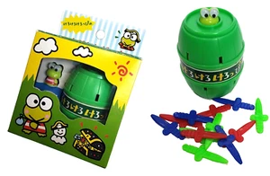 Vintage Sanrio Spiel Keroppi "Jump Out Of The Barrel" 1990 funktioniert! Selten - Bild 1 von 12