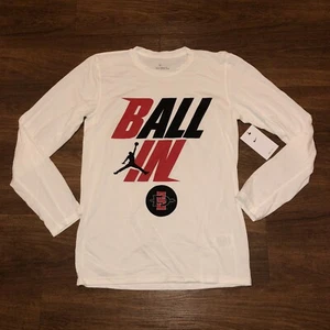 NEW Nike Jordan San Diego State Aztecs Long Sleeve White T-Shirt Men’s Size S - Picture 1 of 12