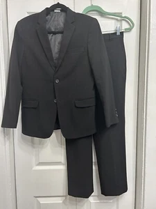 Big Boys Calvin Klein Black Suit Size 16 - Picture 1 of 11