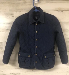 Boy’s Youth POLO by Ralph Lauren Puffer Snap Quilted Coat/Jacket, Med 8-10 Blue - Picture 1 of 9