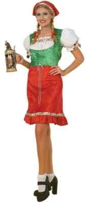 Gretel Suizo Alemán Oktoberfest Cerveza Jardín Vestido Elegante Halloween Adulto Disfraz Foto 1 de 2