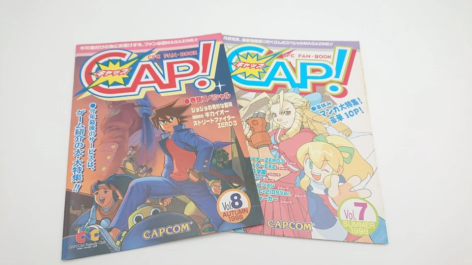 Capcom Friendly Club Vol. Juego de 7, 8 libros de fans CFC - versión japonesa - artículos usados Foto 1 de 4