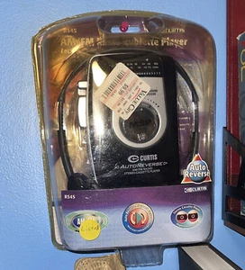 Curtis Personal Cassette Player RS45 walkman W/Headphone New In Package (WALL) - Bild 1 von 6